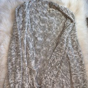 Light gray cardigan